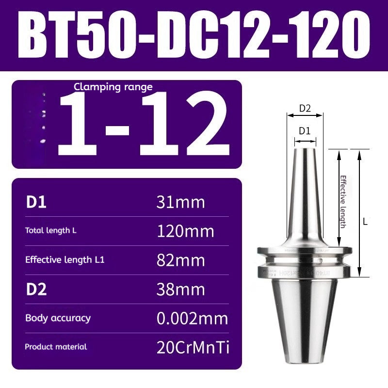10045 BT30/BT40/BT50-DC high precision back-pull tool holder Shandong Denso Pricision Tools Co.,Ltd.